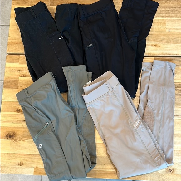 4 pairs of grippy riding pants - Picture 1 of 9